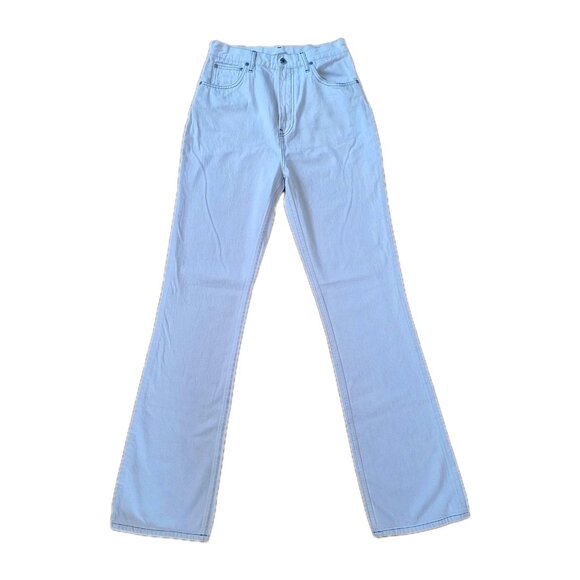 HELMUT LANG JEANS SIZE 32 MEN 31 WOMEN OFF WHITE - Picture 1 of 14